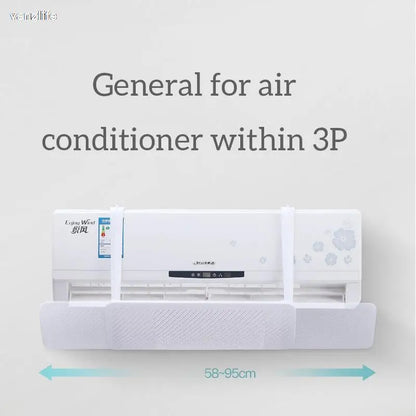 Universal Wall-Mounted Air Conditioning Windshield Baffle Anti-Direct Blowing Windproof Cold Air Guide for Home Air Conditioner
