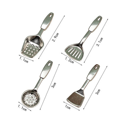 1PC Dollhouse 1/12 Scale Mini Bread Machine Miniature Kitchen Access Toaster Home Decoration Spoon Shovel Cookware Model