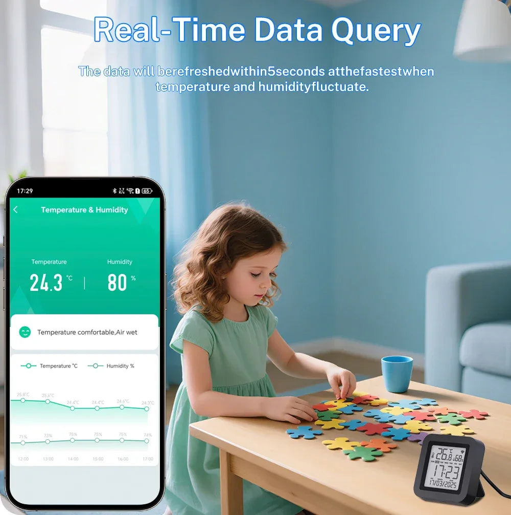 Tuya WiFi IR Remote Control With Temperature Humidity Sensor for Smart Home APP via Smart Life Work with Yandex Alexa