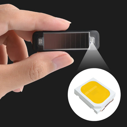 Mini LED Solar Power Car Warning Light Night Security Simulated Alarm Wireless Anti-Theft Caution Lamp Flashing Dummy Alarm Lamp