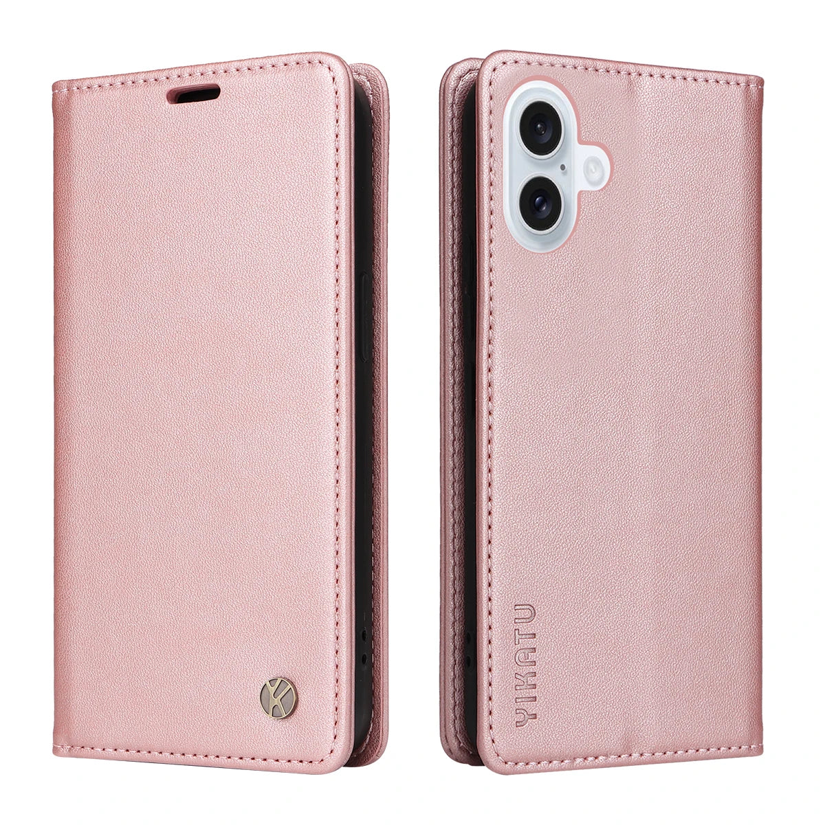 Magnetic Leather Wallet Flip Case for iPhone 17 Air 16e 16 15 14 13 12 11 Pro XS Max 8 7 Plus | Ultra Silm Design | Premium Case