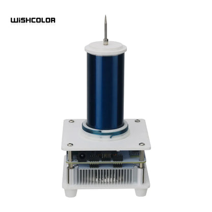 Wishcolor YSKJ-36 Blue/Golden Double Class E Tesla Coil with 10cm Thin Arc Support Music Bluetooth Playback