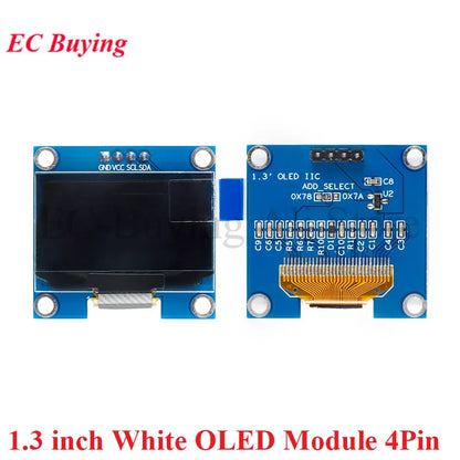 1.3" OLED Module 1.3 inch LCD LED 12864 Display Screen White/Blue 128X64 SPI/IIC I2C SSD1306 SH1106 4Pin 7Pin 128*64 Bare Board