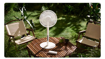 MIJIA DC Inverter Floor Fan Pro,Ultra-Thin Retractable,With Storage Box,Smart Standing Electric Fan,100 Air Flow Settings