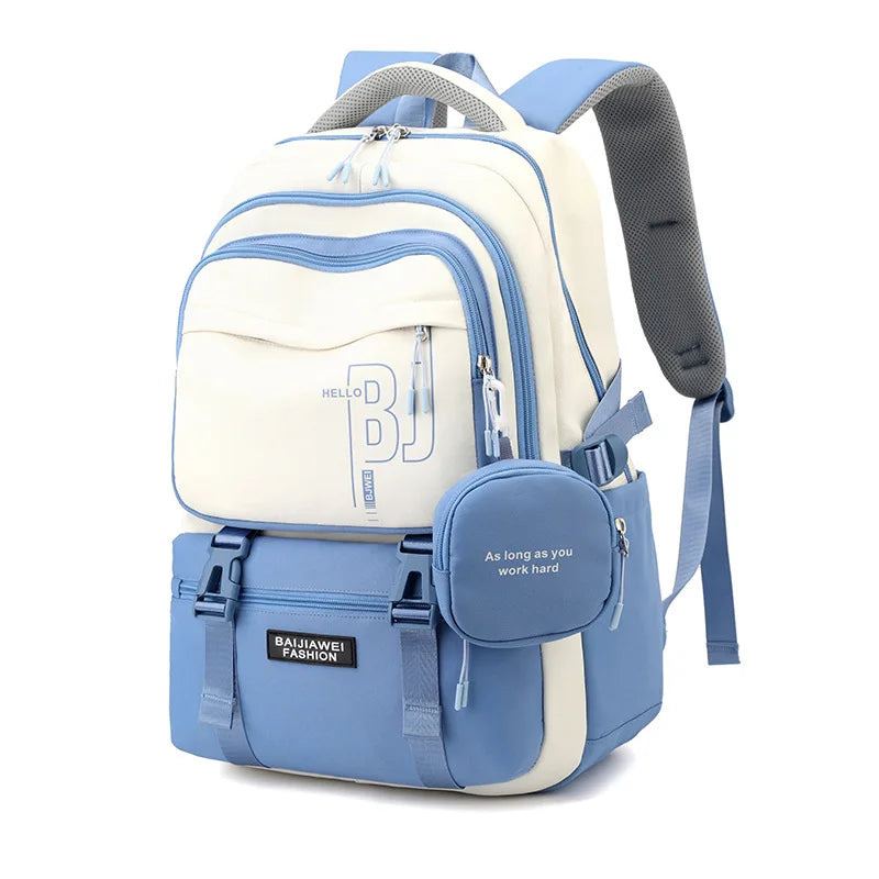 Teen Girls Backpacks for School 8-12 Years Students Casual Fashion Travel Backpacks Portability College Backpack for Women Bag