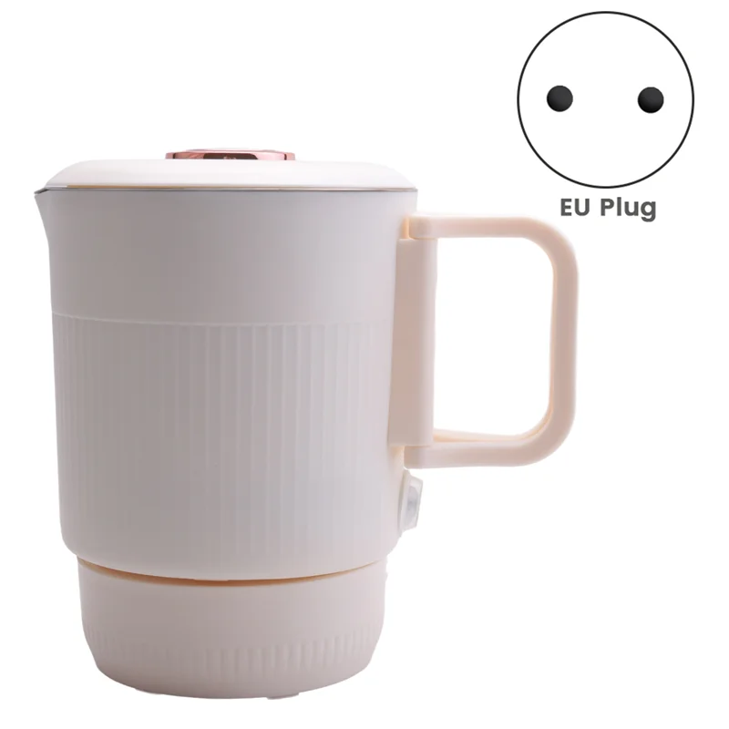 ELEG-3 In 1 Multifunctional Rice Cooker Foldable Mini Travel Electric Kettle Household Foldable Electric Cooker Hot Pot EU Plug