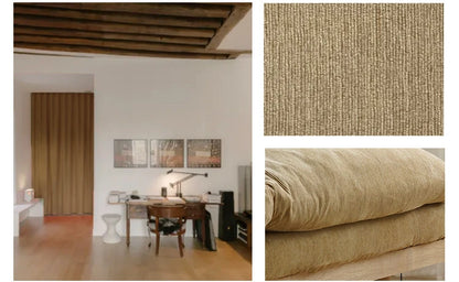 Japanese Nordic Cotton and Linen Curtains for Living Room Bedroom Blackout Curtain Decoration Custom Finished Partition Curtain