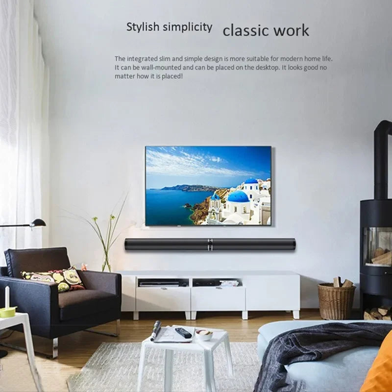 TV Echo Wall Bluetooth Speaker Separate Integrated 6 Horn Desktop Subwoofer 3.5 MM Audio Interface Stereo Sound Home Speakers