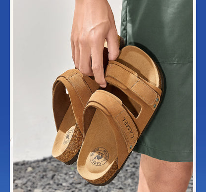 GOLDEN CAMEL Men's Shoes Non-slip Retro Breathable Casual Shoes for Men Women Beach Sandals Summer Fashion Shoes Luxury