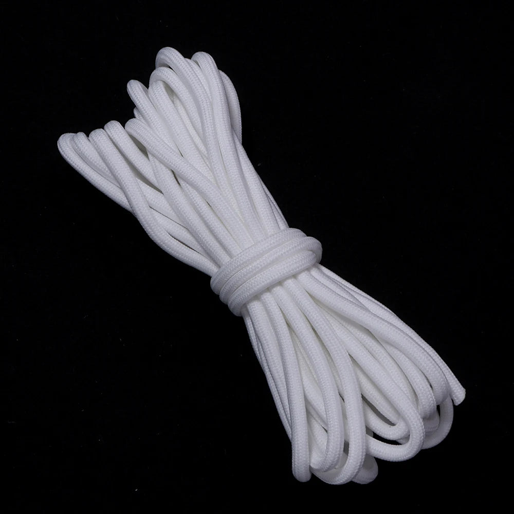 5yards/lot 5mm Colorful Polyester Braided Rope For Jewelry Making DIY Keychian Lanyard Bag Pendant Handcraft Accessories