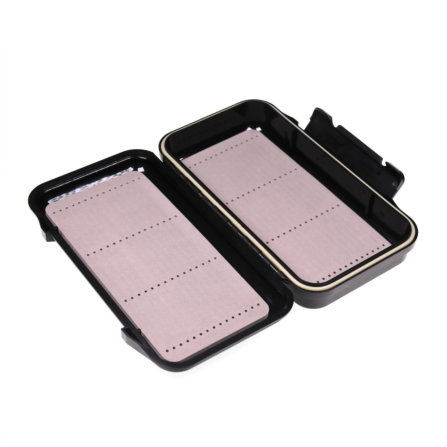 Wifreo 1PC Waterproof Stream Flies Combo Set Box Trout Fishing Fly Cases with Silicone Linear Dry WetNymph Storage Portable Case