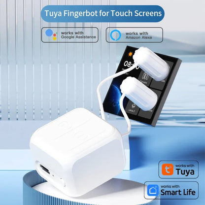 Tuya BLE Touch Screen Finger Robot Rechargeable Smart remote control timing screen clicker Touch Switch Robot Remoter AlexaVoice