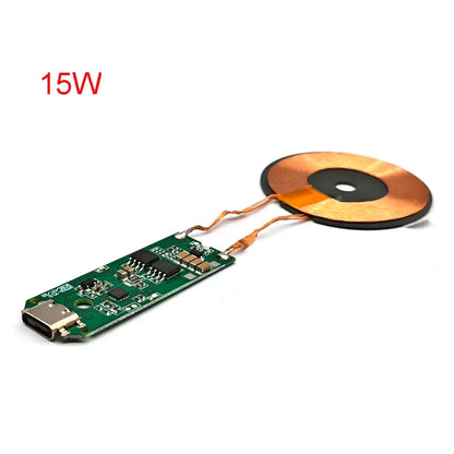 Wireless Charger Transmitter Receiver Module Circuit Board QI Standard Fast Charging DIY Wireless Charger Receiver Moudle