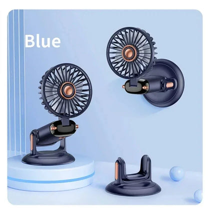 Portable Handheld Mini Fan 3000mAh Foldable Neck Hanging Fans 5 Speed Adjust USB Charge Fan with Phone Stand and Display Screen