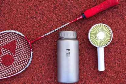 Keith Titanium Sports Bottle 0.9L/1.2L Large Capacity Kettle Outdoor Camping Drinkware Wide Mouth Non-threaded Water Bottle