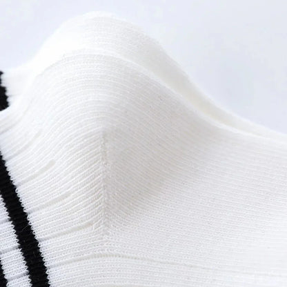 5 Pairs Autumn Fashion Boys Sock for Kids Cute Baby Girl Happy Funny Boat Long Socks White Spring Children's Clothes