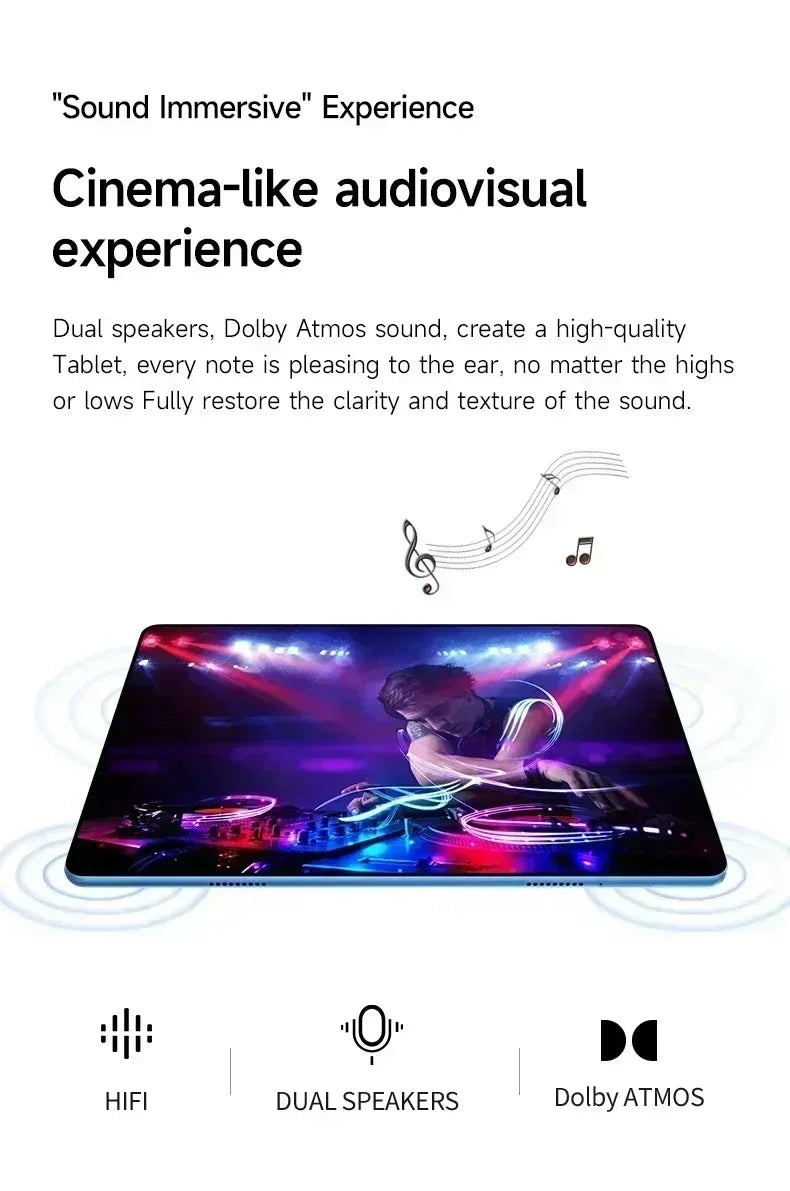 Original Tablet iPad Air Pro 11 Inch 22GB RAM 2TB ROM tablet Android 14 Pad Tablet PC Phone Dual SIM Wifi Multifunction Tab PC