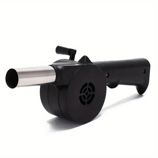 1pc Grill Manual Fan Hand Crank BBQ Fan Portable Barbeque Air Blower With Manual Handle BBQ Accessories by PDG ibma