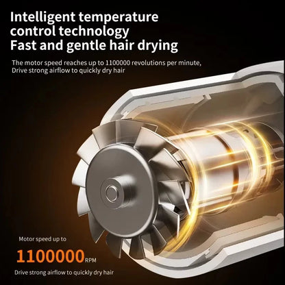 Fast Drying 200M Anion Blow Dryer Leafless Design Professional Negative Ion Care Powerful Hair Dryer For Home Use HD18