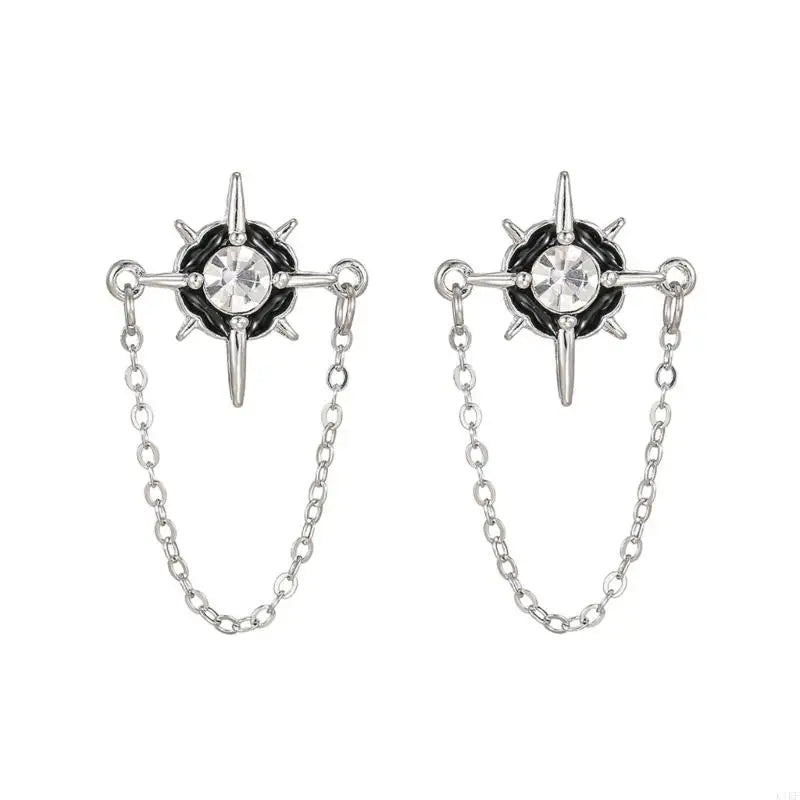 Rhinestones Chain Ear Clip For Freeclip 1 2 Earbuds With Sparkling Zirconia And Alloys Design Comfortable For Daily Wear K1KF