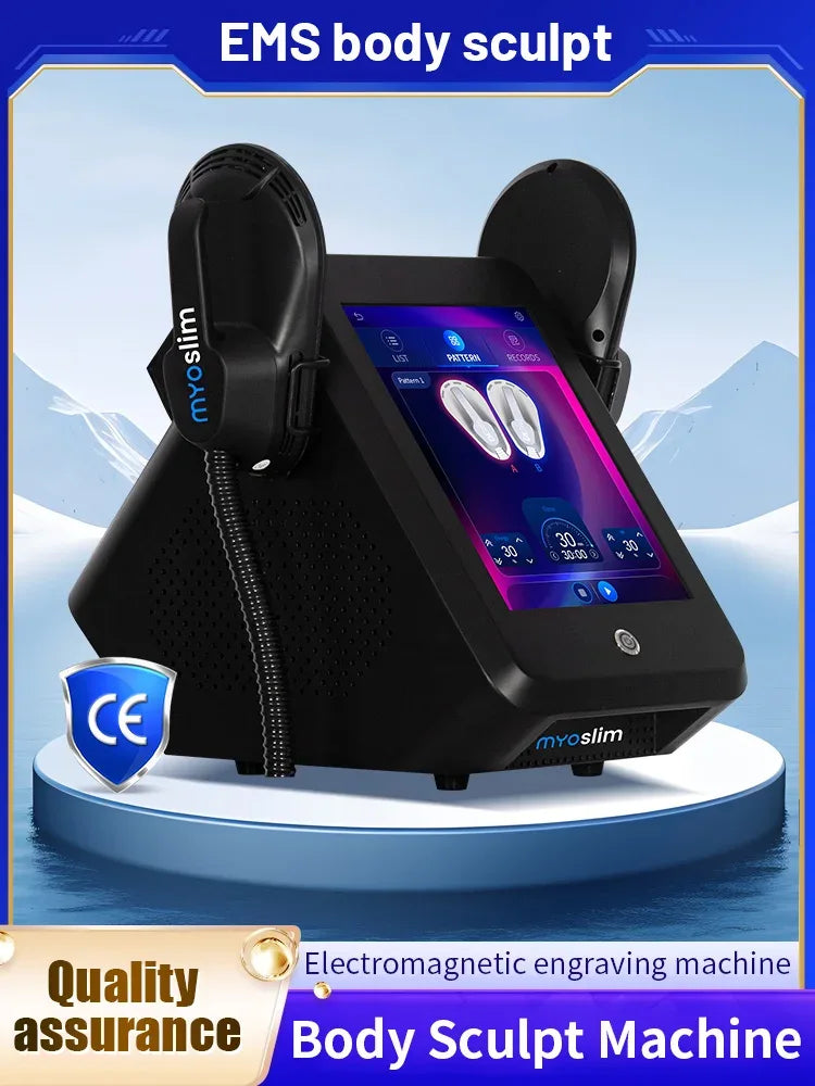 6500W EMS Body Sculpting Machine Myoslim Fat-Burning Muscle Stimulator RF Butt Lifting Slimming Device
