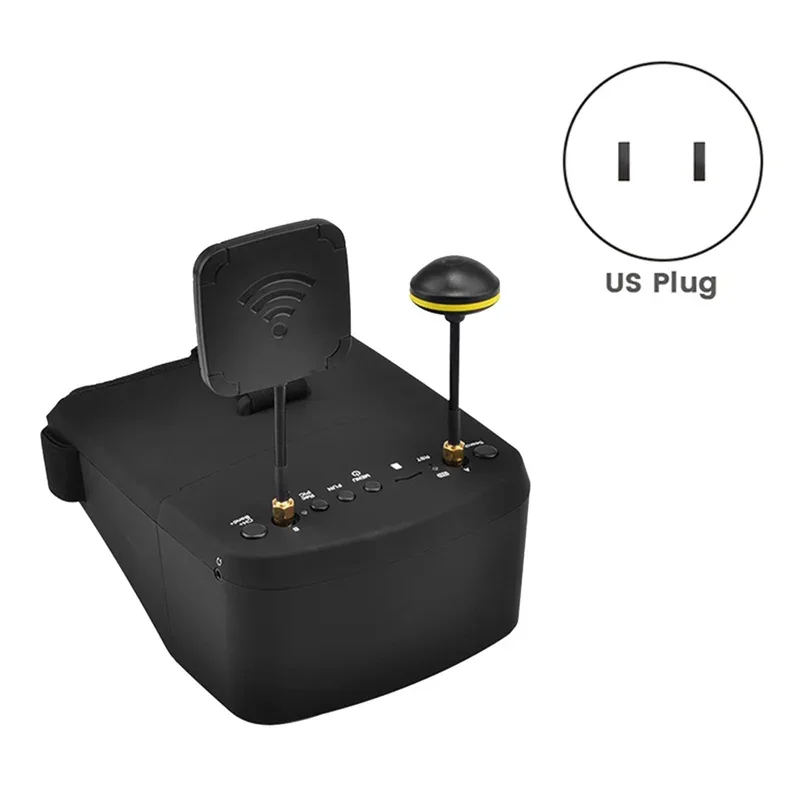 ELEC-LS-800D FPV Goggles 5.8G 40CH 5Inch 854X480 DVR Recording/Storage Dual Antennas 2000Mah For RC Racing Drone