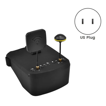 ELEC-LS-800D FPV Goggles 5.8G 40CH 5Inch 854X480 DVR Recording/Storage Dual Antennas 2000Mah For RC Racing Drone