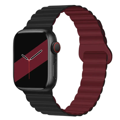 NEW Original Liquid Silicone Magnetic bands for Apple watch band Ultra 2 Series 9 SE iwatch 42mm 44mm 45mm 49mm 38mm 40mm 41mm