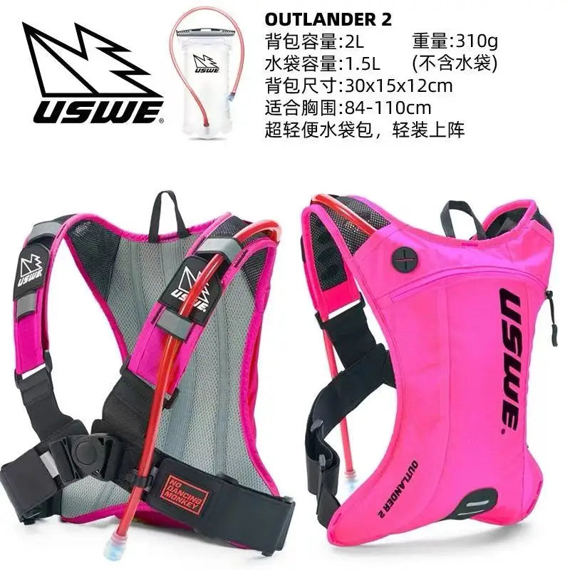 USWE water Bag Cycling Sports Travel Hiking Backpack Lightweight Breathable