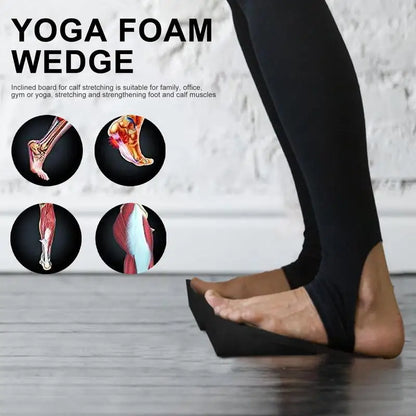 Yoga Wedge Blocks Lightweight Yoga Wedge Stretch Non-slip Slant Board Lower Back Support for Exercise Gym Fitness Improve Leg