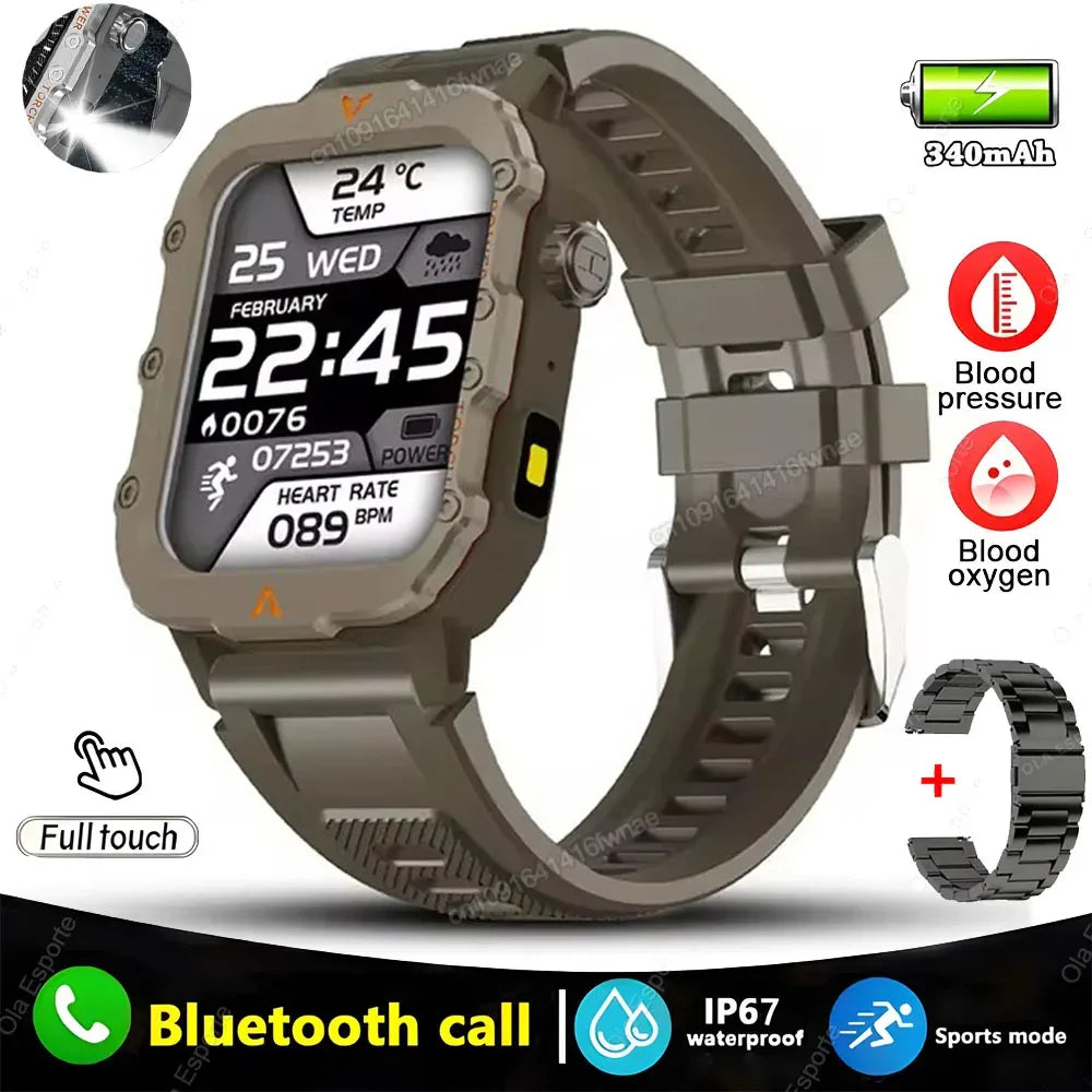 2025 Smartwatch New GPS Smart Watch Men 1.71 Inch HD Display Screen GPS & Make/Receive Phone Calls 340mAh Battery Smart Bracelet