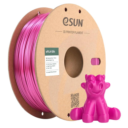 eSUN Silk PLA Filament 1.75mm Silk PLA 3D Printer Filament 1KG (2.2 LBS) Spool 3D Materials for 3D Printers DIY Artwork Printing