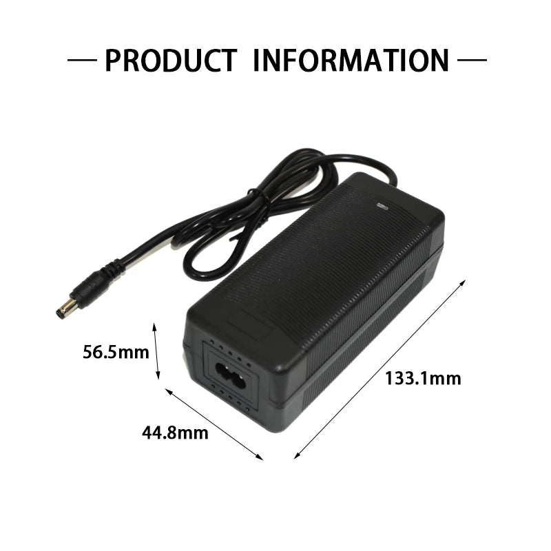 12.6V 5A Lithium Battery Charger for 3S 18650 Li-ion Packs (12V) EU/US/UK/AU Plug High Quality Charger