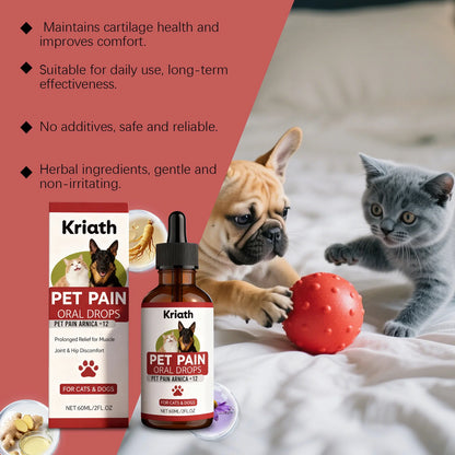 Pet Herbal Care Drops Effectively Nourish Joints Maintain Cartilage Health Enhance Resilience Gentle Ingredients Pet Joint Drops