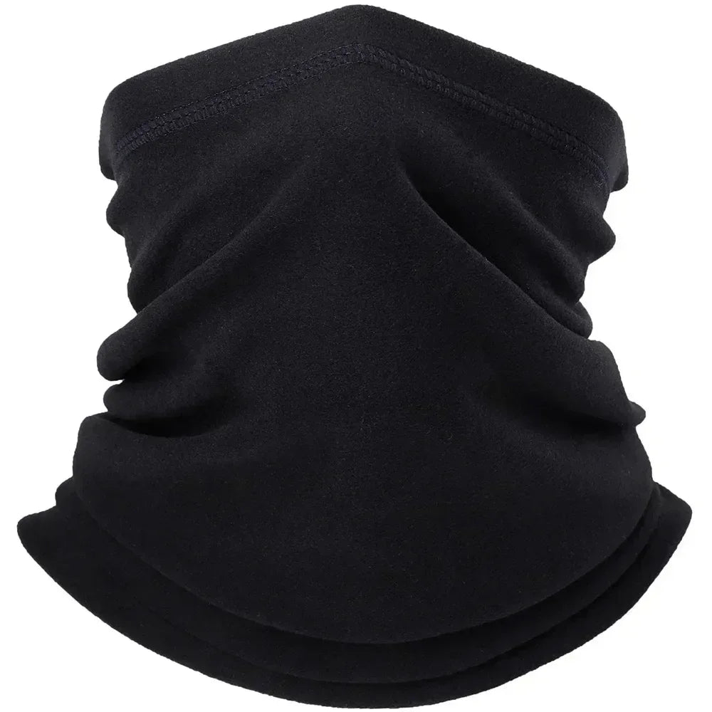 Winter Fleece Thermal Neck Warmer Gaiter Bandana Face Mask Ear Cover Tube Scarf Skiing Snowboard Neckerchief Headband Women Men