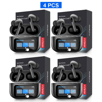 Original Thinkplus Wireless Bluetooth Earphones ANC Noise Reduction Earbuds HD Mic Call Gamer Headsets LED Touch Screen Control