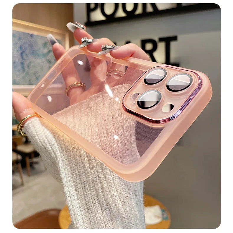 Fashion Bling Glitter Phone Case  For iPhone 16 E 15 Pro Max 14 Plus 13 12 11 Luxury Shockproof Bumper Silicone Clear Back Cover