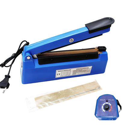 Impulse Sealing Machine Electric Heat Hand Press Sealer Food Plastic Bag 20cm Ballons Fast Heat Sealer Packaging Machine