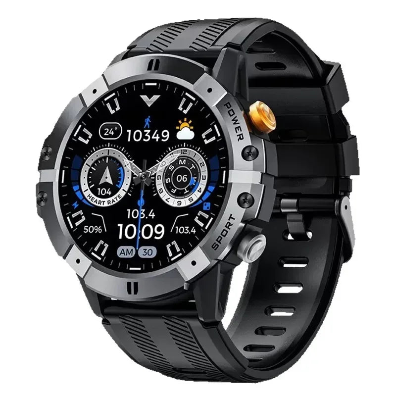 BWSMRIG New Men Smart Watch IP68 Waterproof Bluetooth call  Heart Rate Sleep Monitoring Sport Fitness Smartwatch for Android IOS