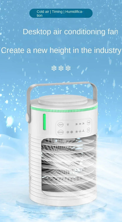 Desktop Air Conditioner Portable Air Conditioner Small Air Cooler Hydrocooling Portable Air Adjustment for Office Cooling Fans