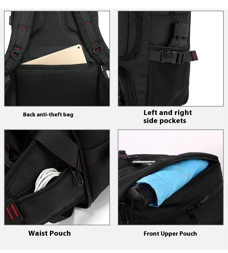 50L 70L Large Capacity Travel Backpack Luggage Sports Training Fitness Independent Shoes Storage Bag Laptop Bags