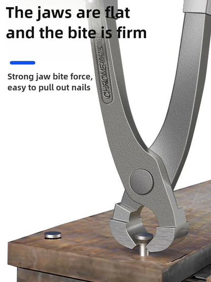 RUR Tower Pincers Non-slip Grips Pliers Flat Mouth Cattle Horse Hoof Nippers Snips Puller Hand Tools Pulling Nails Cutting Wires
