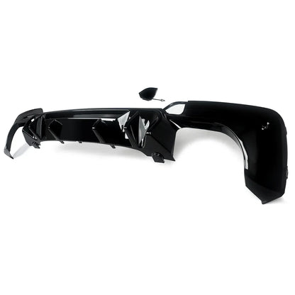 For 2018-2021 BMW G01 X3 M40i M-Sport Rear Diffuser Bumper Lip Gloss Black