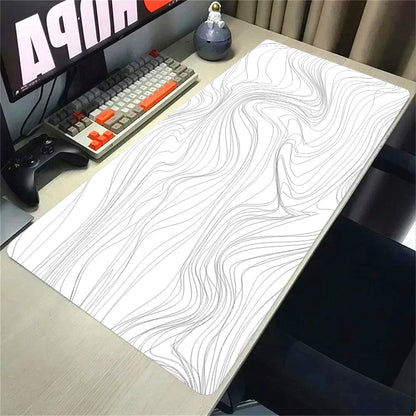 Topographic Mousepad Strata Liquid Mouse Pad Black 500x1000 Mat Gamer 900x400 Extended Pad Custom Mauseped Rubber Office Carpet