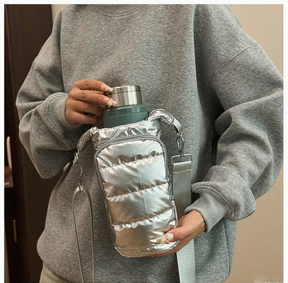 Autumn Winter Water Bottle Bag Thickened Thermal Water Bottle Cover Outdoor Sports Portable Water Bottle SleeveChristmas Gifts