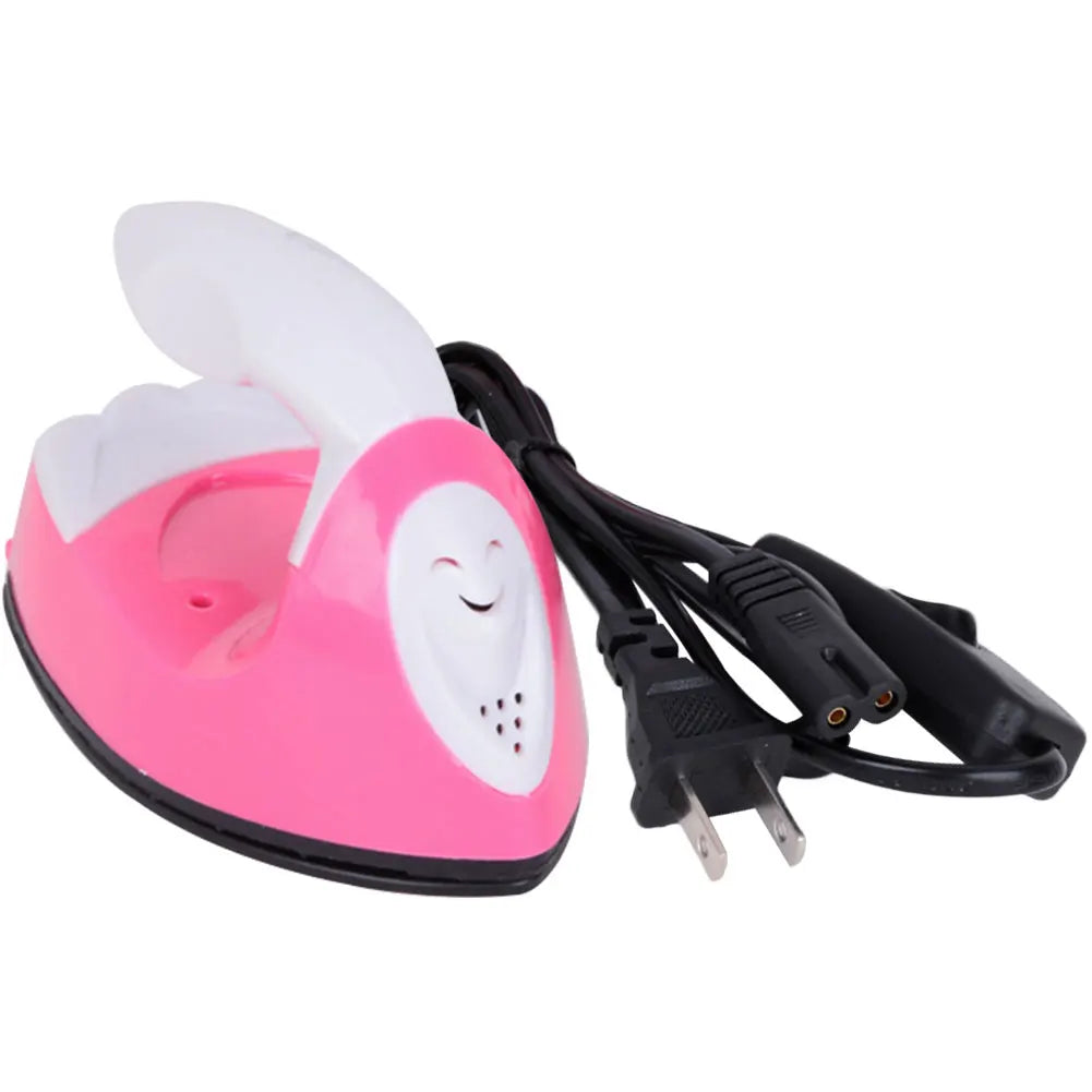Mini DIY Children Electric Iron Collage Beans Hot Diamonds Heat Transfer Printing 60-300W Heat Press Machine US/UK/EU Plug