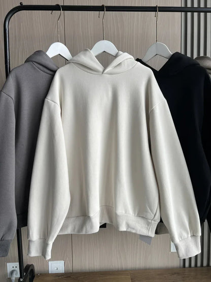 2024 Autumn/Winter new TRAF women's multi-color selection classic simple all-in-one hooded loose long-sleeved hoodie sweatpants