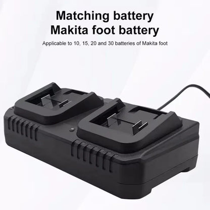Lithium Battery Dual Charger 2 Ways Power Tool Battery Charger EU/US Plug For Makita 18V 21V Battery BL1415/1815/1830/1850