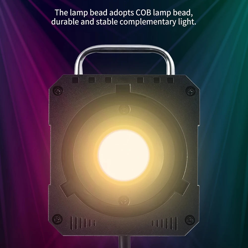 MIAOTU ZU-80 MINI Photography Light LED Live COB Fill light 2700-7500K Professional Video Portable Lampshade Mini Bowens Mount