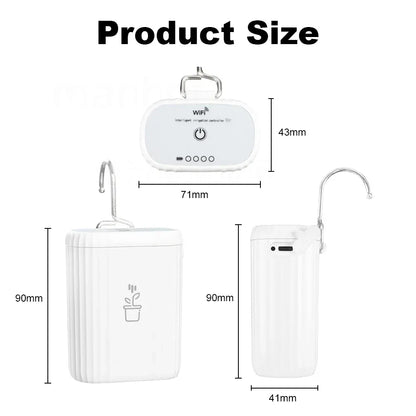 Tuya WiFi Smart Watering Pump 18650 Rechargeable Battery Intelligent Auto Sprinkler Drip Irrigation Flowers Home Garden Tools